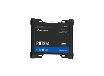 RUT951 - Industrial Cellular Router vorne